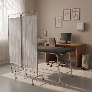 biombo clínico 2 cuerpos