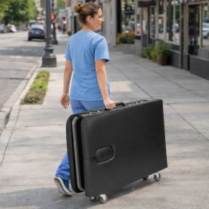 Camilla tipo maleta para masajes Ortopedias Catalan